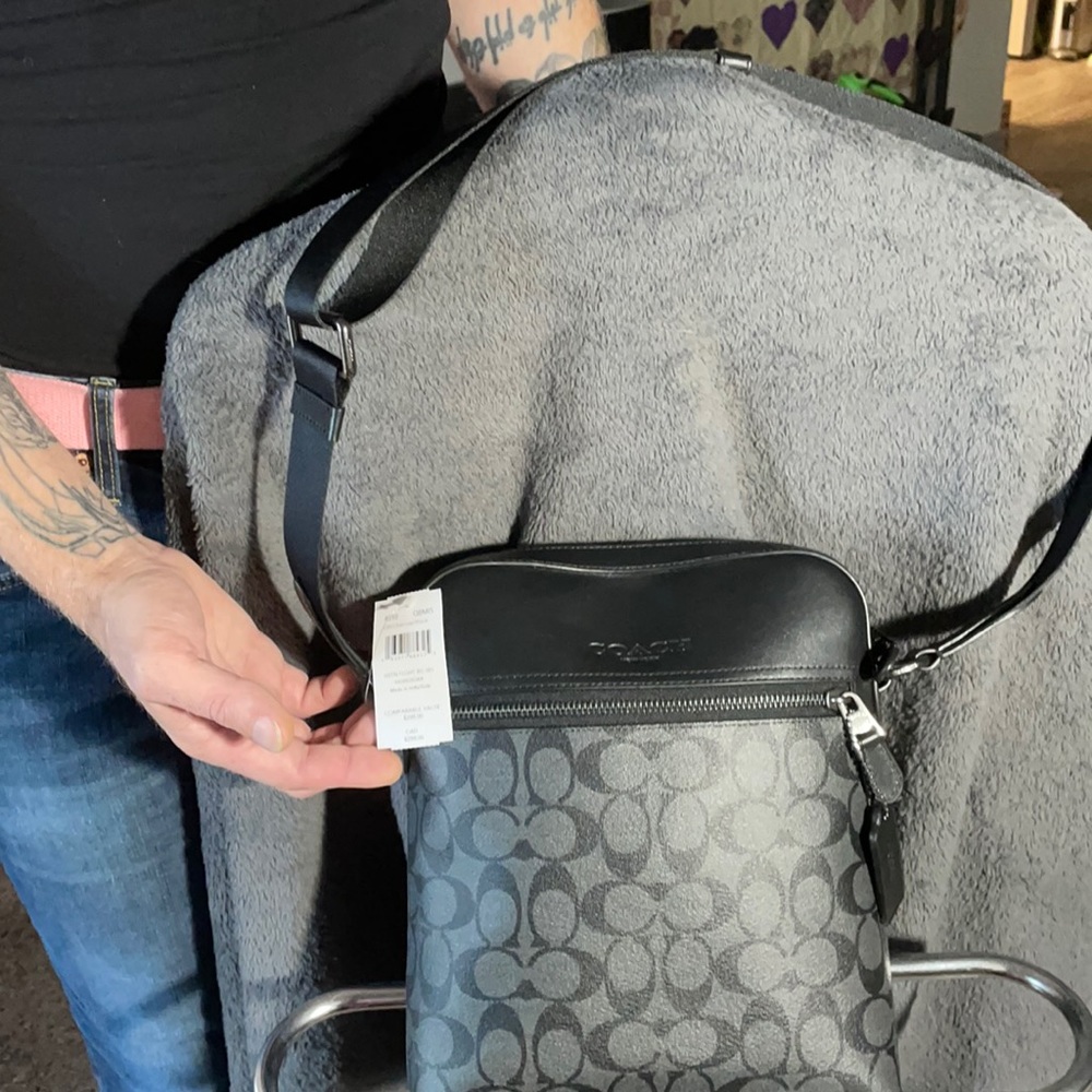 Coach men’s line crossbody. Brand new with tags.